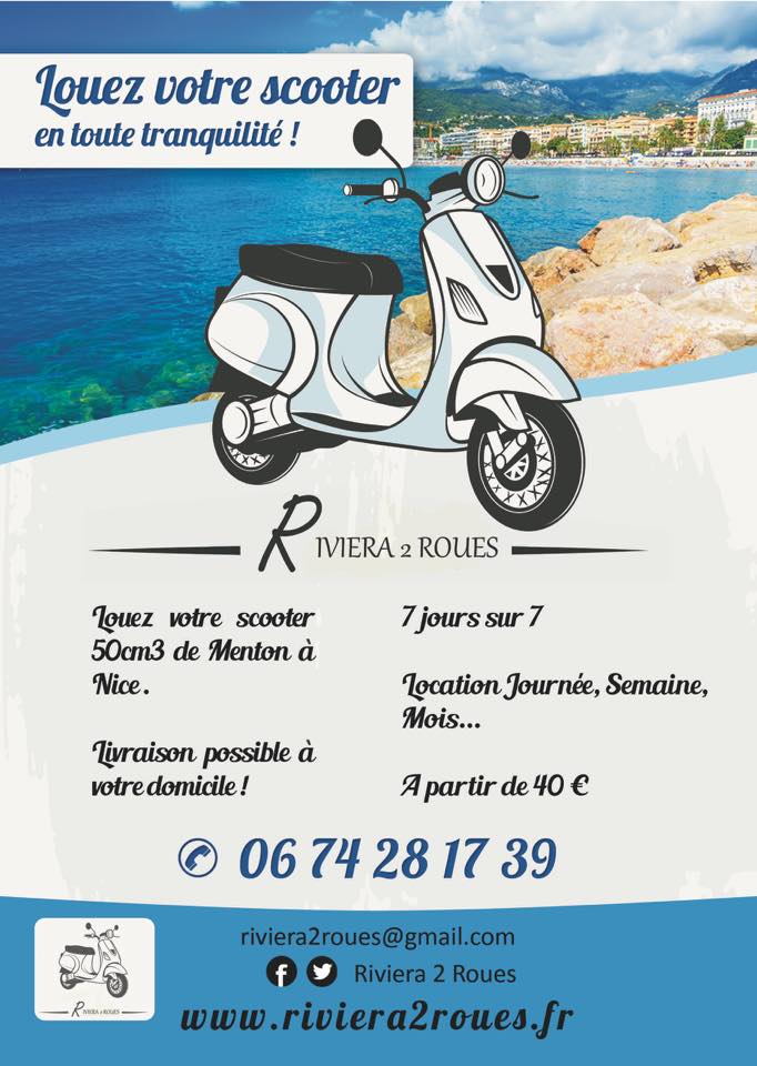 location scooter, rental bike, Menton, Roquebrune-Cap-Martin, Beausoleil, Monaco, Cap d'Ail et Eze